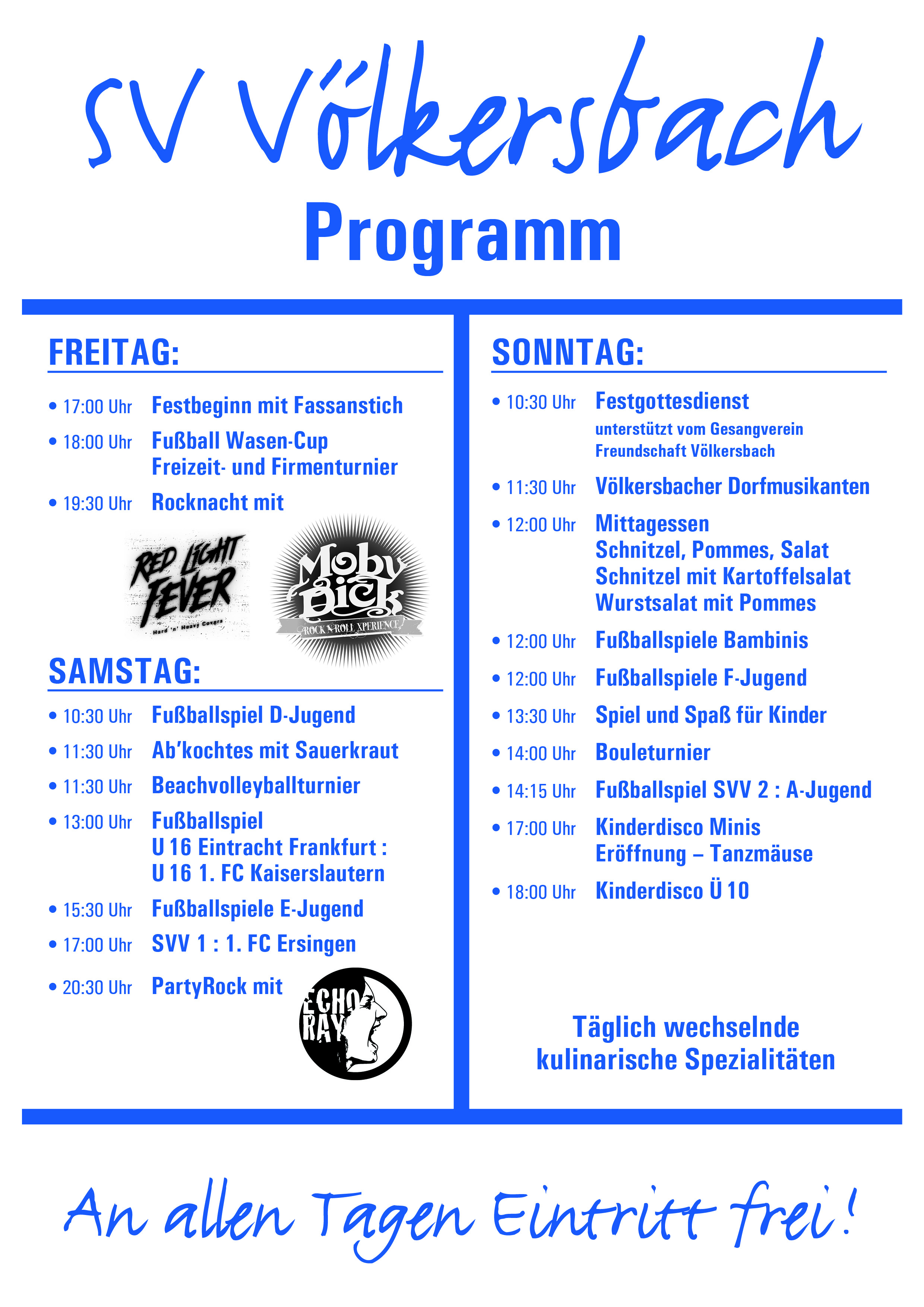 2025 Sportfest Programm