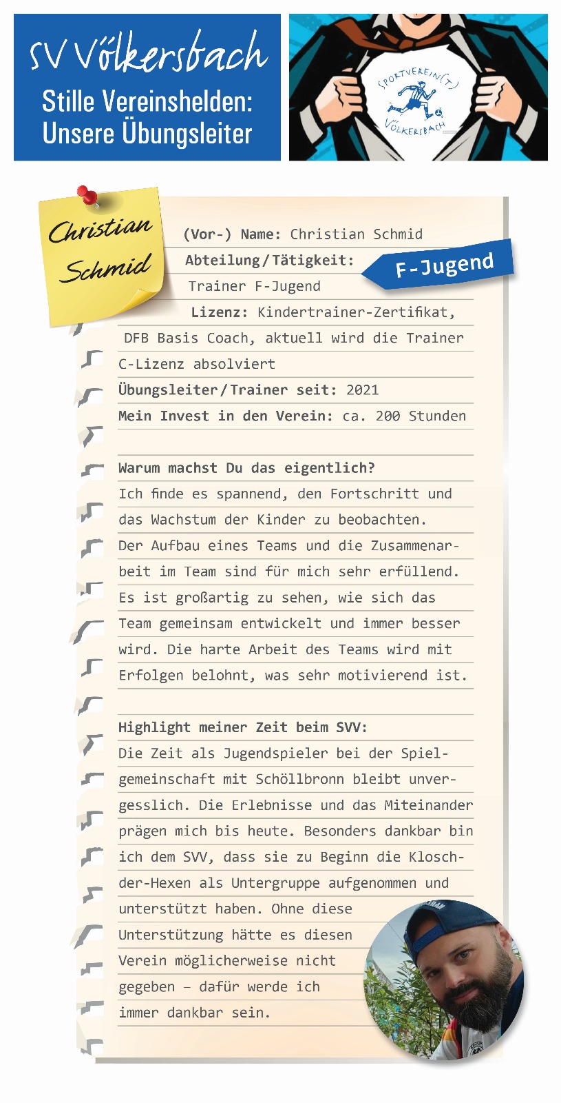 Steckbrief Christian