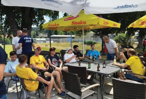 Wasenhock - Biergarten geöffnet - Trainingsauftakt der 1. Mannschaft