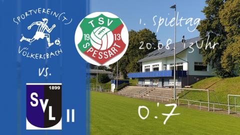 1.Spieltag - Deutliche Niederlage gegen Aufstiegsaspiranten